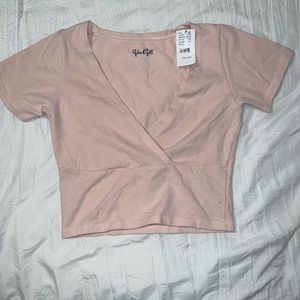 Brandy Melville Amara Short Sleeve Top